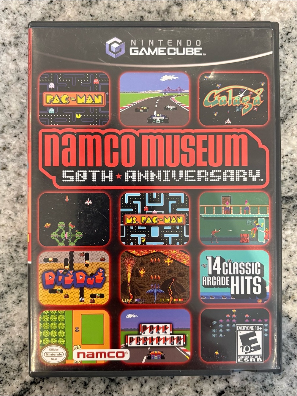 Namco Museum 50th Anniversary (Nintendo GameCube, 2005) CIB Complete Tested